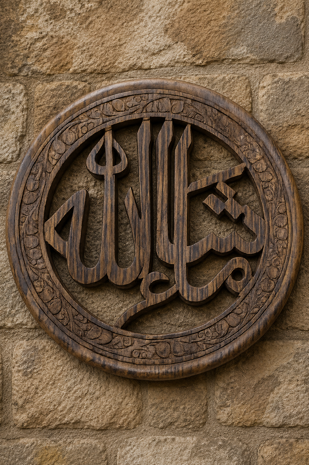Wooden Frame – Masha Allah