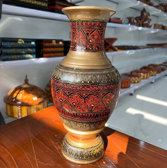 Wooden Naqshi Vase
