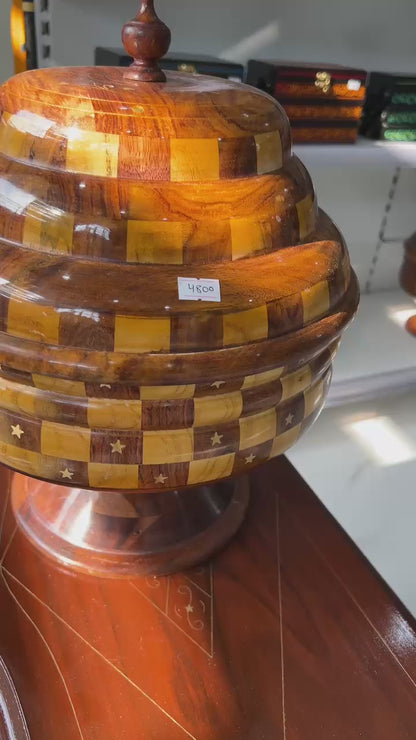 Wooden Hotpot – Tukri – Steel Bowl