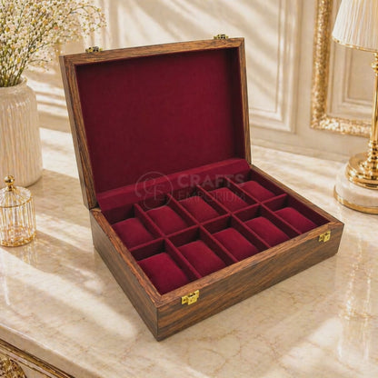 10 Watches – Plain – Wood Top