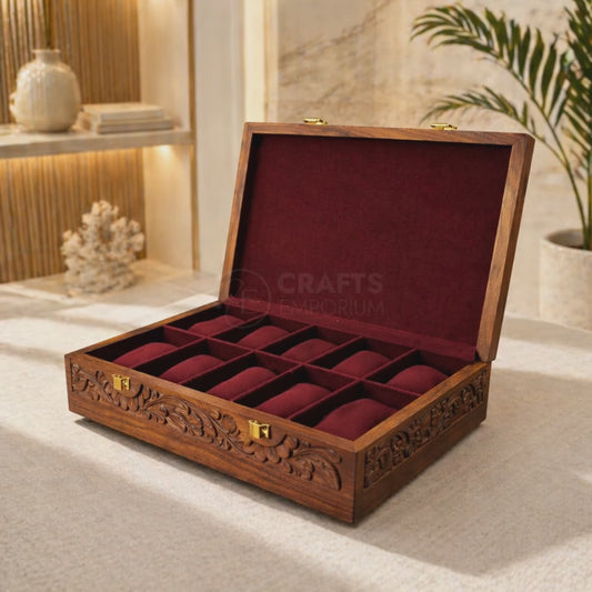 10 Watches – Carving – Wood Top