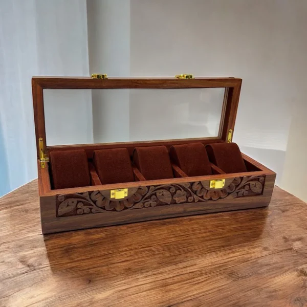 5 Watches - Glass Top - Premium Quality